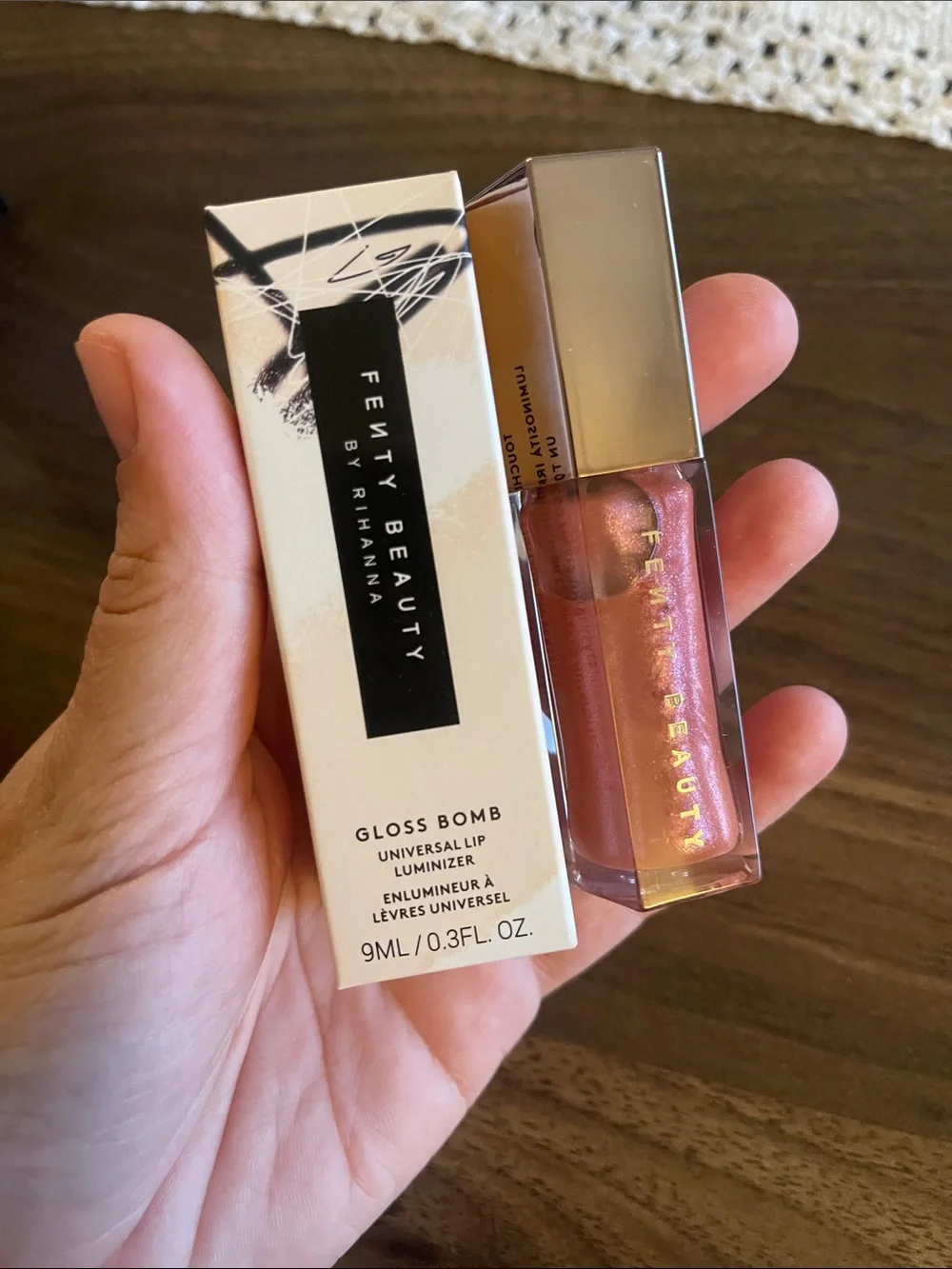 Fenty Beauty Gloss Bomb Lip Luminizer - Rose Gold Shimmer